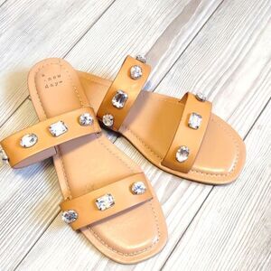 (62-1419) 🔥3/$20🔥 A New Day Tan Brit Sandals Size 8.5
